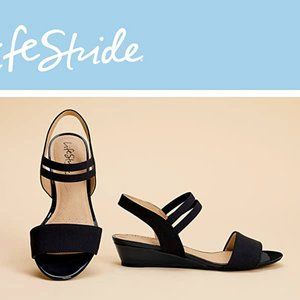 LifeStride Women's Yolo Wedge Dress Sandal
